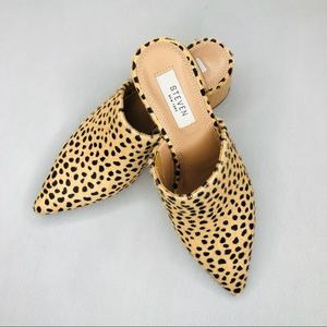Animal Print Mules